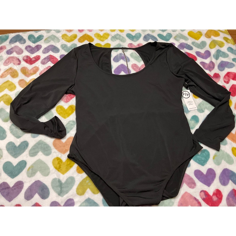 Black Long Sleeve Bodysuit